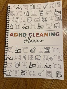 ADHD Cleaning Planner — Multicolor Cover Organizer
